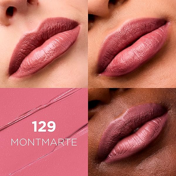 L’ORÉAL PARIS COLOUR RICHE ORIGINAL CREAMY, HYDRATING SATIN LIPSTICK WITH ARGAN OIL AND VITAMIN E, MONTMARTRE , 1 COUNT