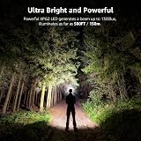 Lepro Head Torch 2 Pack 6 Modes IPX4 Waterproof AAA Battery Powered Headlamp view 2