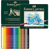 FABER-CASTELL FC117524 Albrecht Durer Artist Watercolor Pencils in A Tin (24 Pack), Assorted