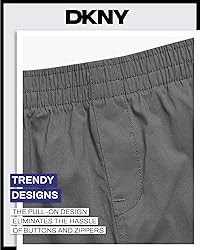DKNY Boys Cargo Shorts - Performance Stretch Quick