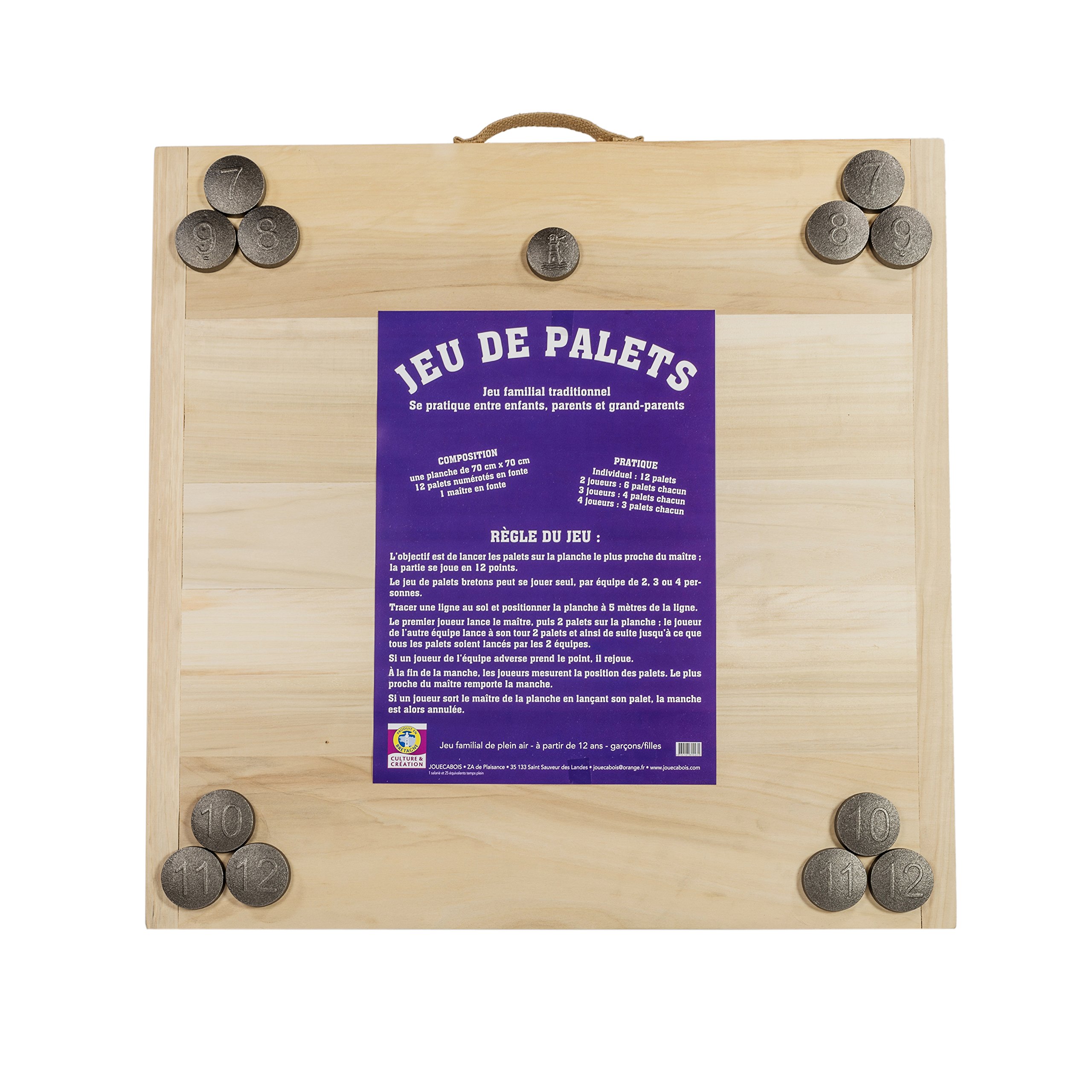 Jouecabois Complete Breton Puck Set,_Violet_TU