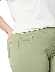 Amazon Essentials Women's Mid-Rise Stretch Pull-On