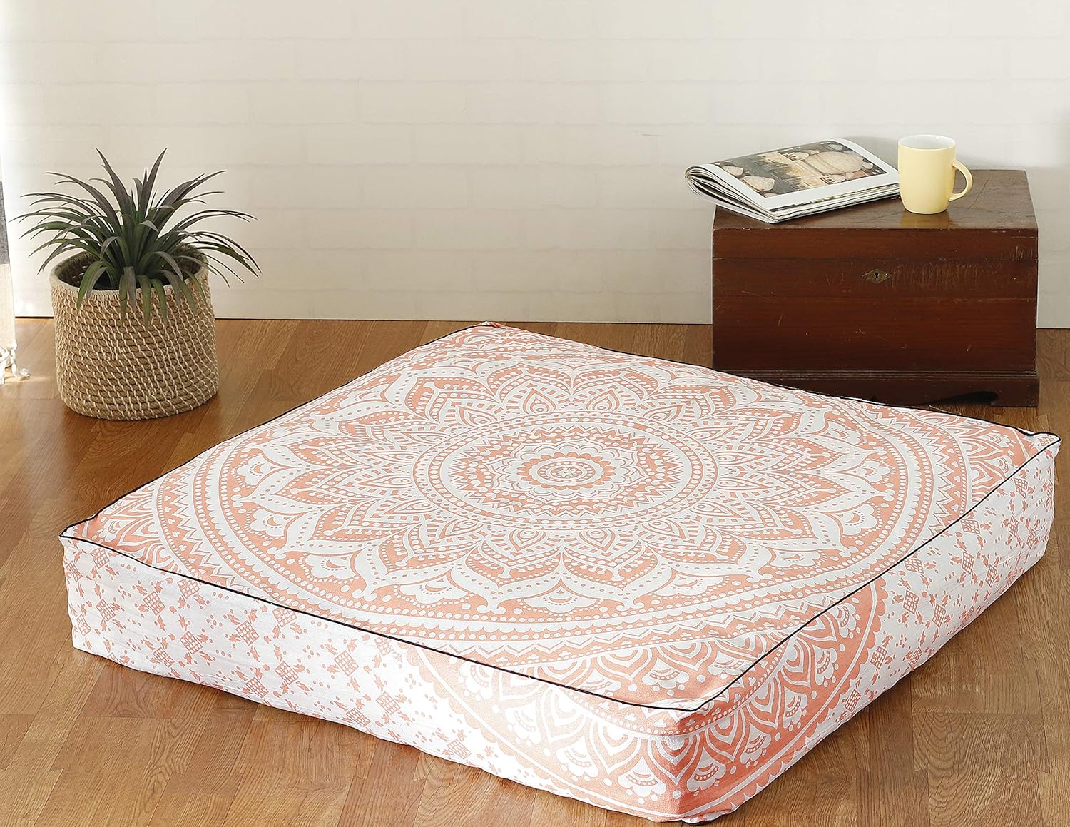 Best floor pillow square ottoman