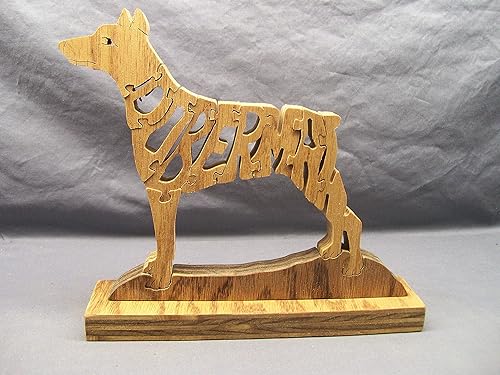 wooden dog puzzle
