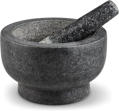 Cole & Mason Clavering Grey Pestle and Mortar Set 20cm Granite