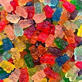 Gummy Bears, Assorted Fruit Flavors, 1 Lb Bag | Gummy Candy Bulk