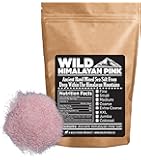Wild Himalayan Pink Salt - 100% Natural And Healthy Gourmet Unrefined Pink Salt From Deep Under The Himalayan Mountains (8 ounce) (Fine - Cooking Size)