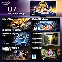 Hisense 65" Class U7 Mini-LED ULED 4K UHD Google