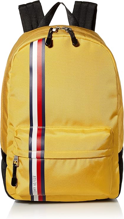 yellow tommy hilfiger backpack