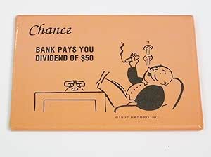 Mr. Monopoly Chance Bank Pays You Dividend of $50 Monopoly Game