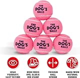 The Dog's Balls Pink Small 6-Pack Dog Tennis Balls - Floats Non-Abrasive view 6