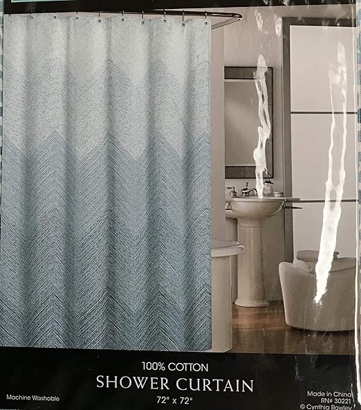 Amazon Com Cynthia Rowley Mosaic Dots Chevron Blue White Fabric