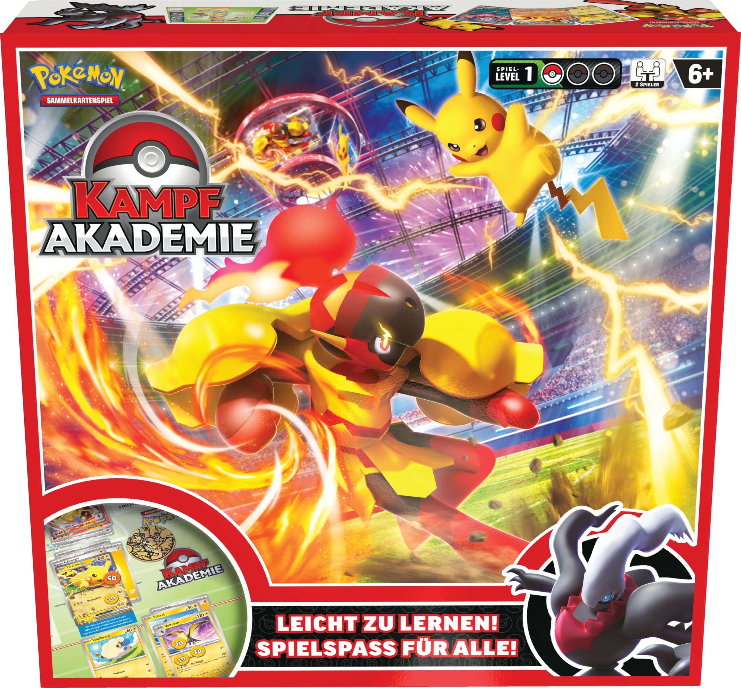 Pokémon-Sammelkartenspiel: Kampfakademie (Pikachu-ex, Crimanzo-ex & Darkrai-ex)