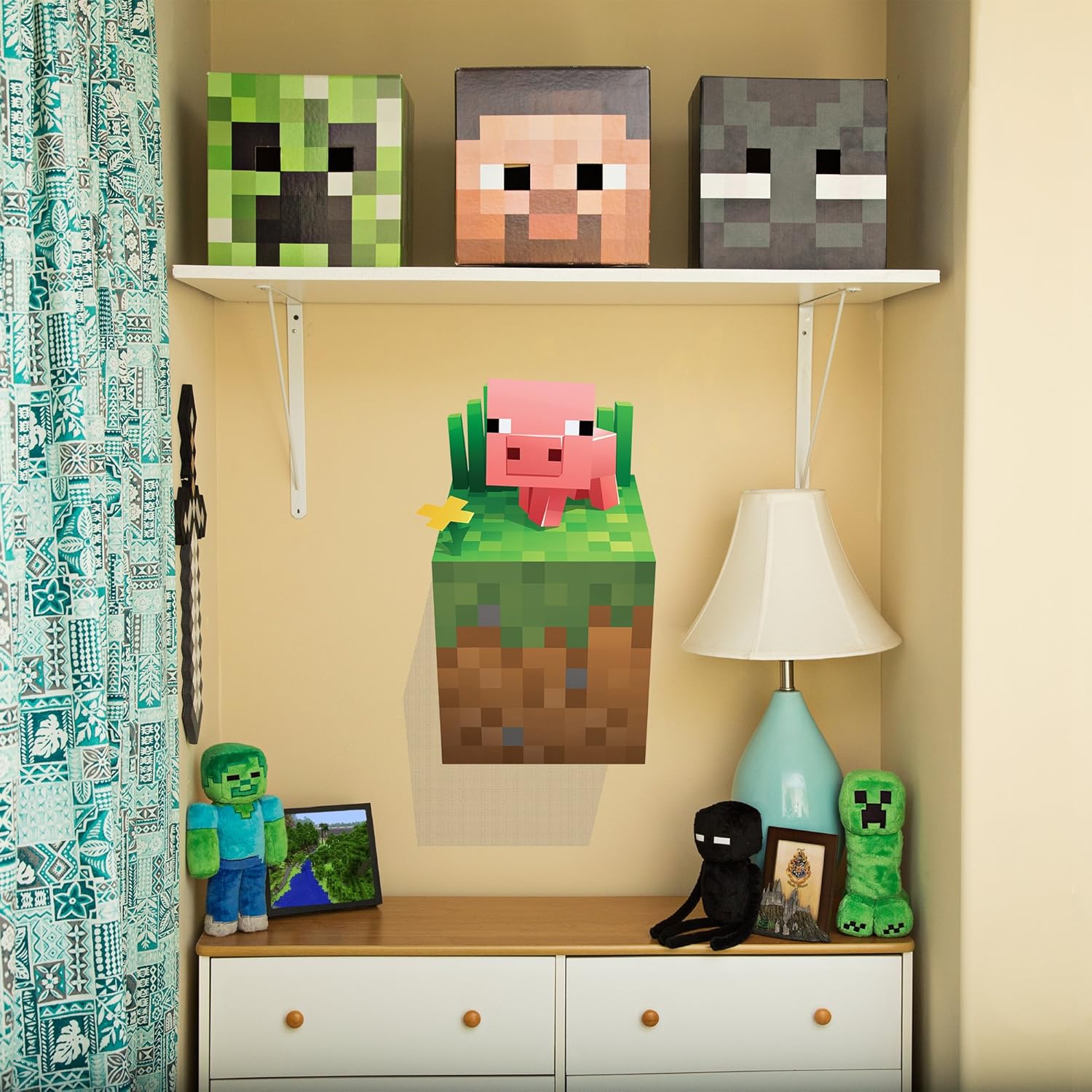 Minecraft Wall Clings Creatures 3Pack BigaMart