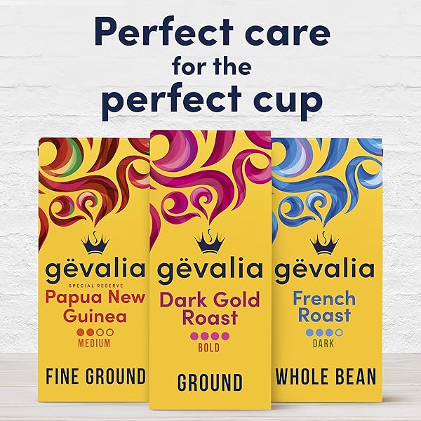 GEVALIA BOLD DARK GOLD ROAST GROUND COFFEE (12 OZ BAG)