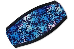 Flow Scuba Gear Diving Mask Slap Straps - Neoprene Cover for Dive and Snorkel Masks…