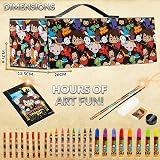 Harry Potter Kids Art Set Colouring Pens Pencils Crayons Travel Case Gifts view 6