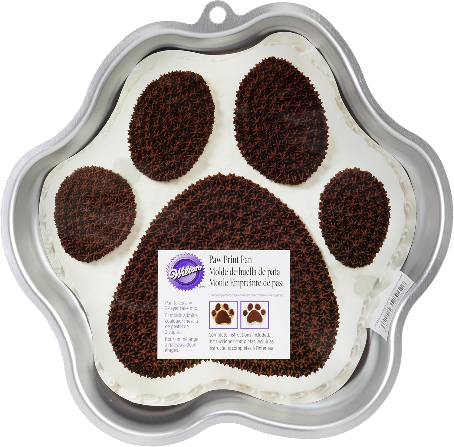 paw print cakes