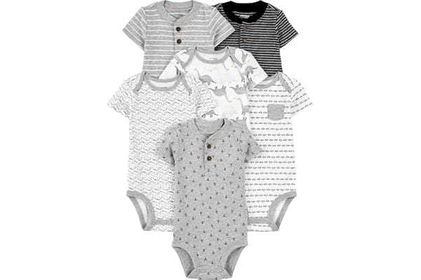 Body Pacote com 6 bodies de manga curta Simple Joys by Carter'sUnisex Bebê