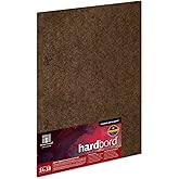 Ampersand Art Supply Hardboard Wood Painting Panel: Museum Series Hardbord, 14" x 18", 1/8 Inch Flat Profile