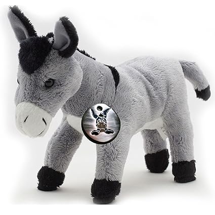 Esel FELIX Grauesel Eselchen 21 cm Plüschtier von kuscheltiere.biz