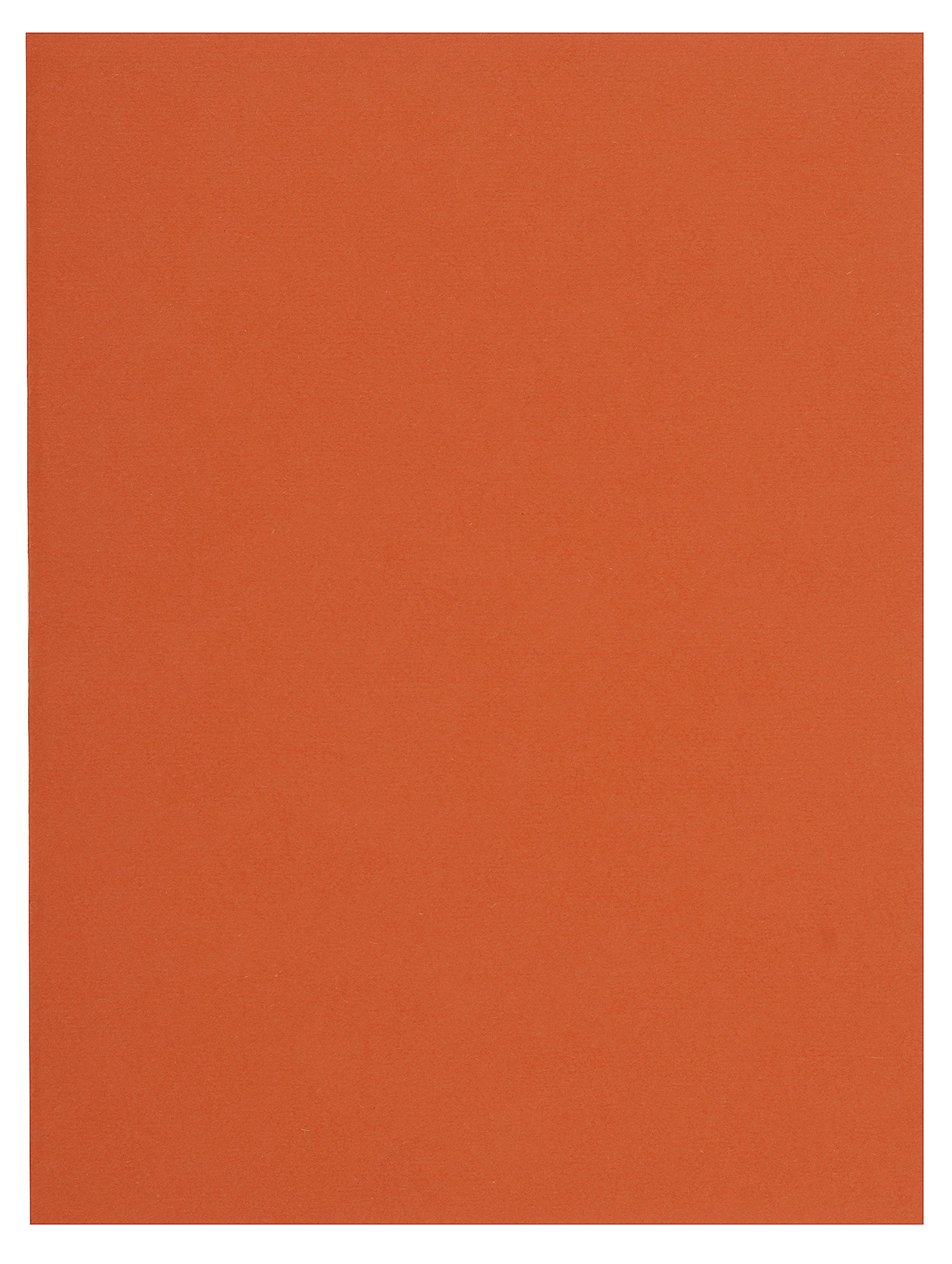 Exacompta - Ref 150007E - Forever Collection - Flash Square Cut Folders - 220 x 310mm in Size, Suitable for A4 Documents, 80gsm Recycled Paper - Orange (100 Pack)