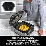 Ninja Foodi Health Grill & Air Fryer 5.7L Cyclonic Air Tech AG301UK view 6