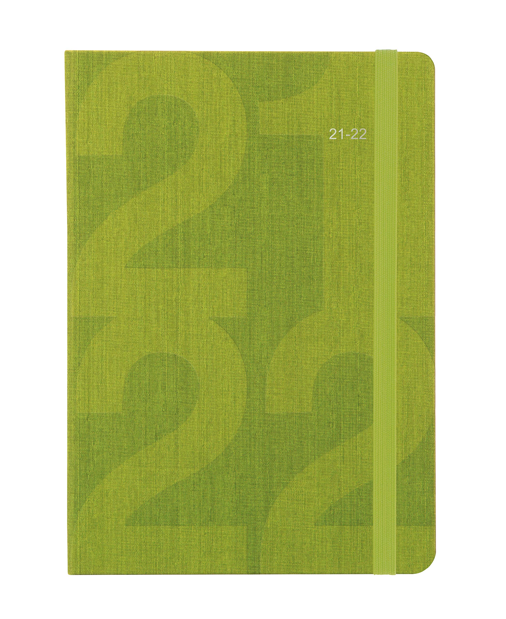 Letts of London Block A6 Academic 21-22 Week to View Diary - Green, 22-031105