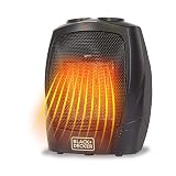 BLACK+DECKER Portable Space Heater, 1500W Room Space Heater with Carry Handle for Easy Transport (Pack of 6)