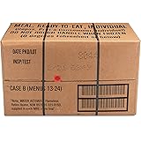 Sopakco 12ct US Military Surplus MRE Meals Ready to Eat 2021 Inspect B Case Menus 13-24