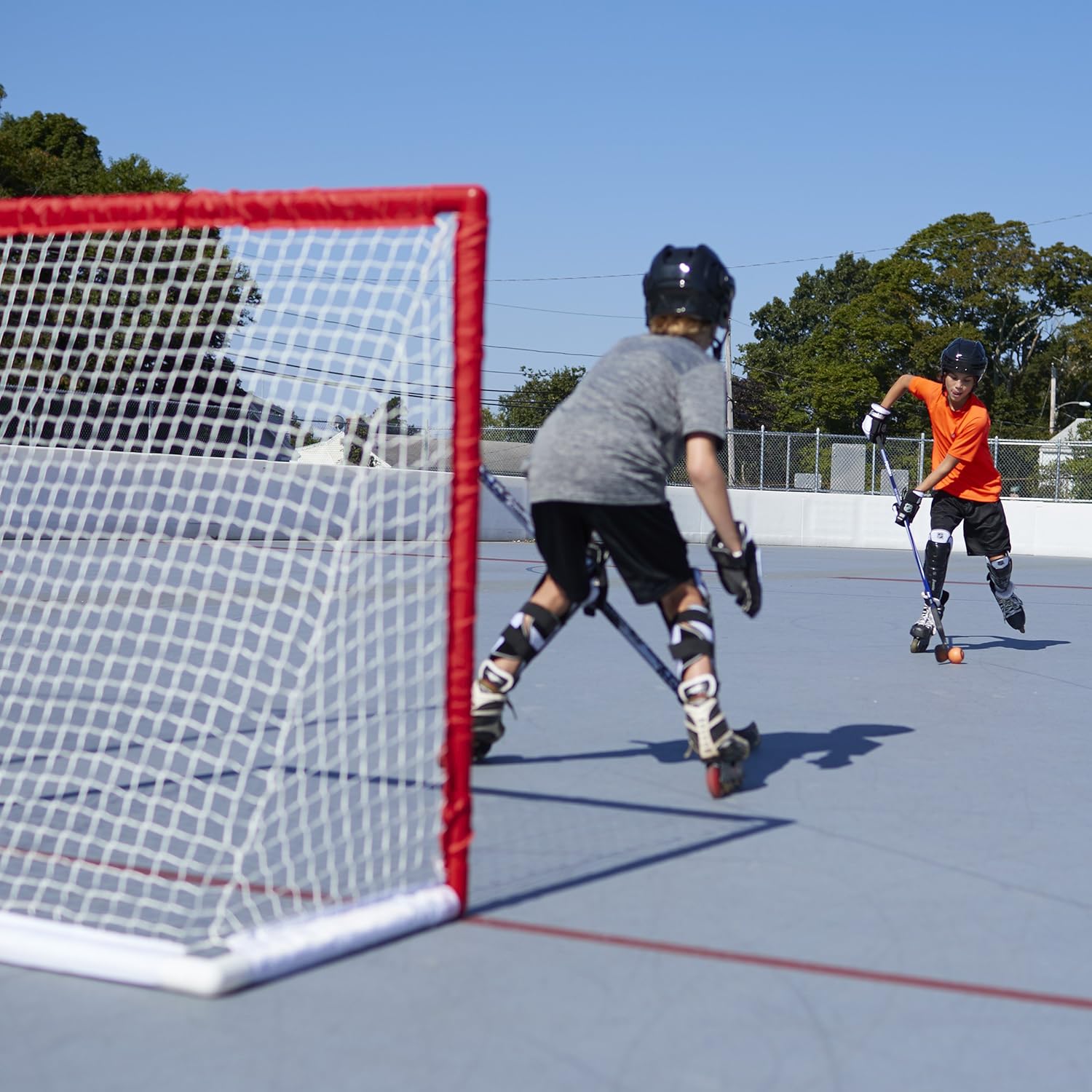 Franklin Sports Hockey Goal - NHL - PVC - 46 x 40 Inch : Hockey Nets : Sports & Outdoors