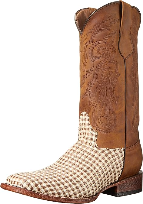mens basket weave boots