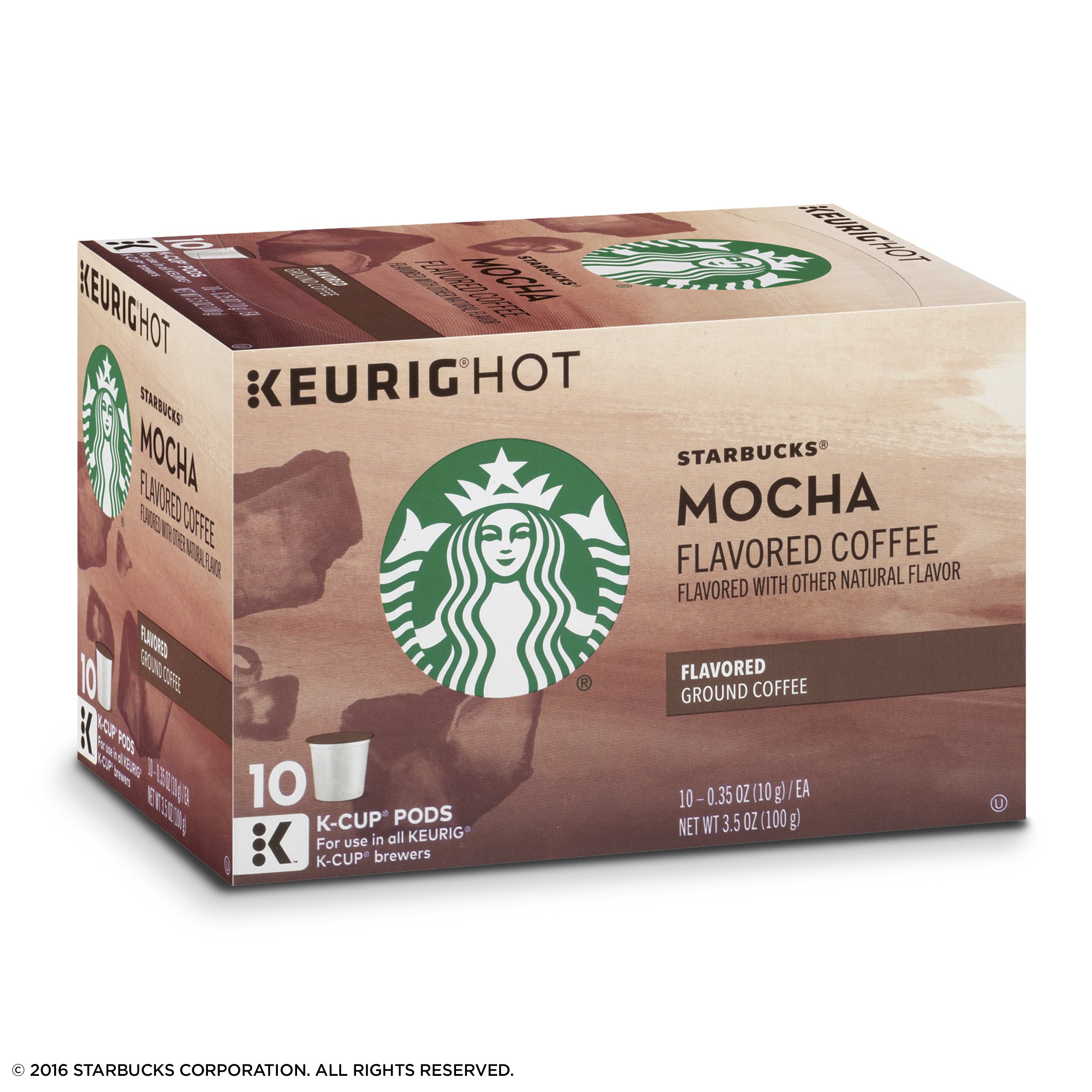 Starbucks Mocha Flavored Medium Roast Single Cup Coffee