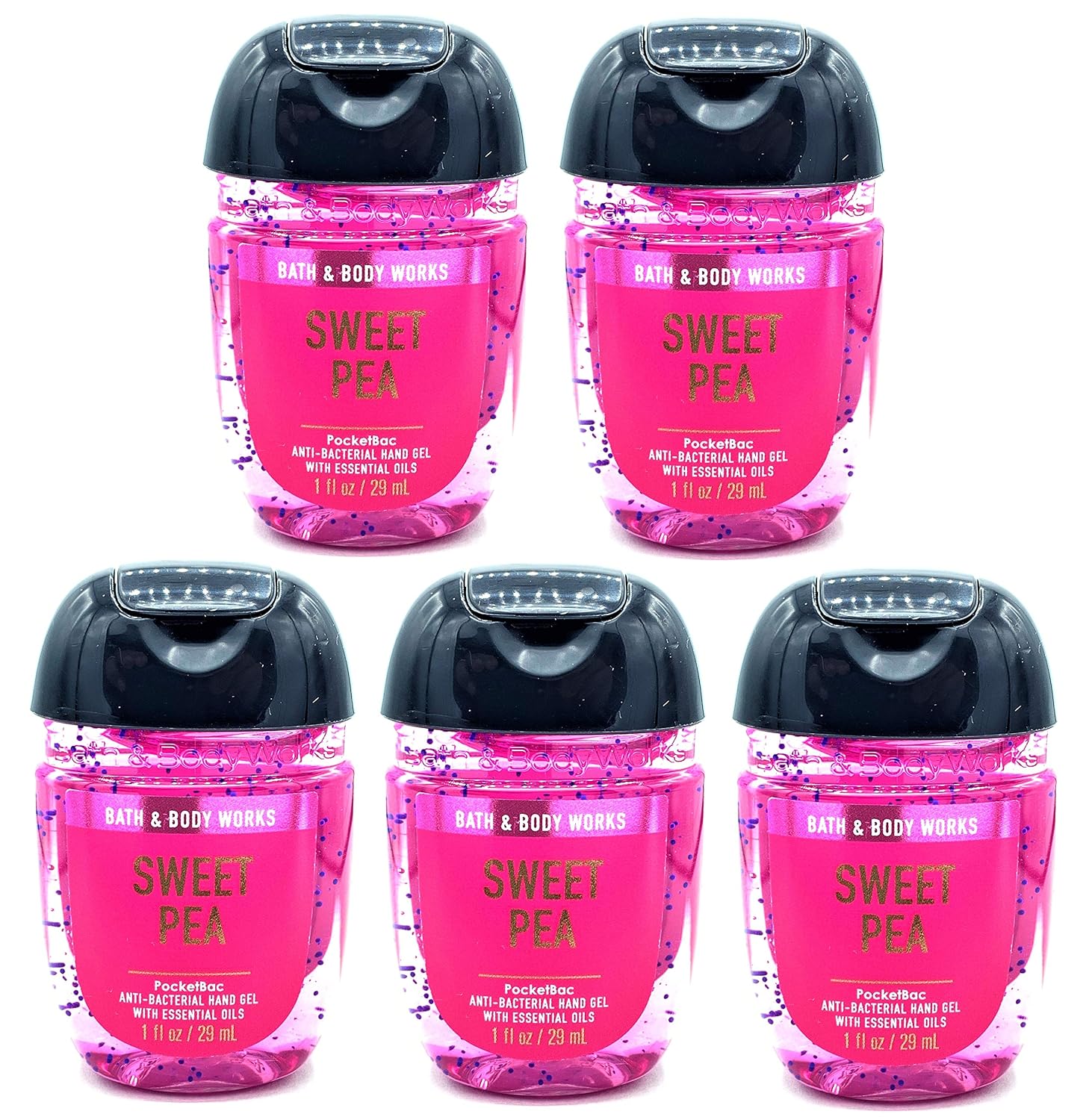 Bath and Body works sweet pea antibacterial hand Gel $1.50 (637293167457)