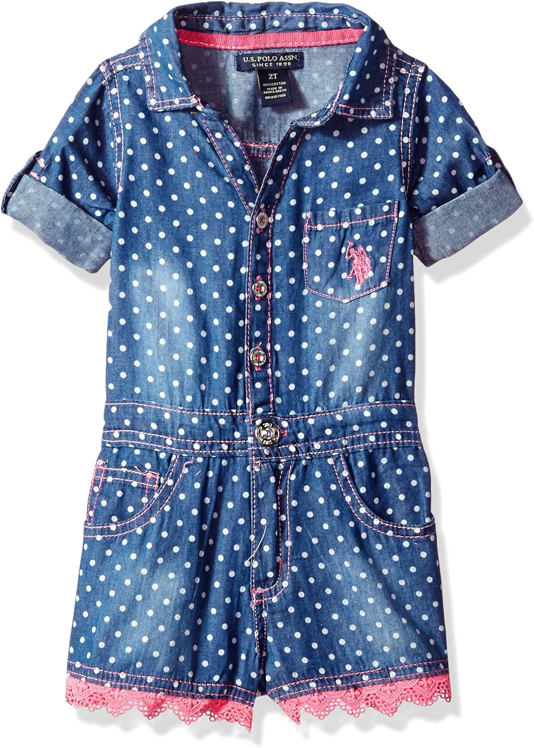 us polo assn rompers