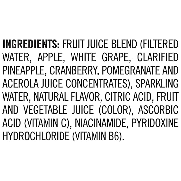 IZZE SPARKLING JUICE, POMEGRANATE, 8.4 OZ CAN