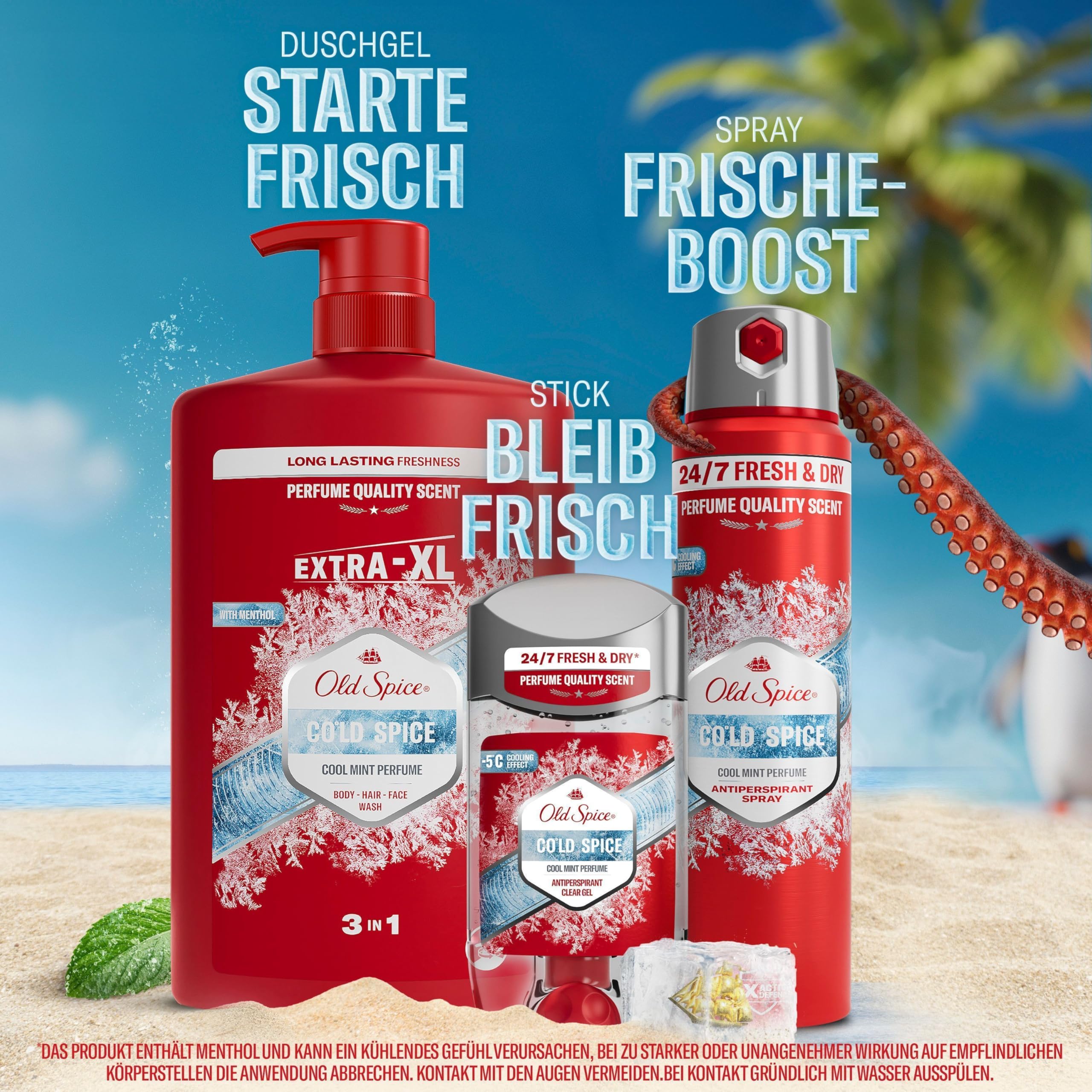 Old Spice Cold Spice Men’s Duschgel & Shampoo 1000ml 6