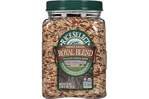 RiceSelect Royal Blend, Whole Grain Texmati Brown & Red Rice with Barley & Rye, Vegan, 1.75 Pound (Pack of 1)