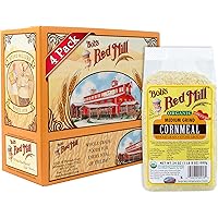 Bob's Red Mill Organic Medium Grind Cornmeal, 24 Oz (4 Pack)