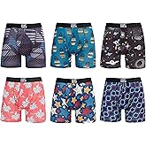 Warriors & Scholars | Mens Boxer Briefs | Boxer Briefs for Men Pack of 6 | Mens Boxer Briefs Underwear | Boys Boxer Briefs