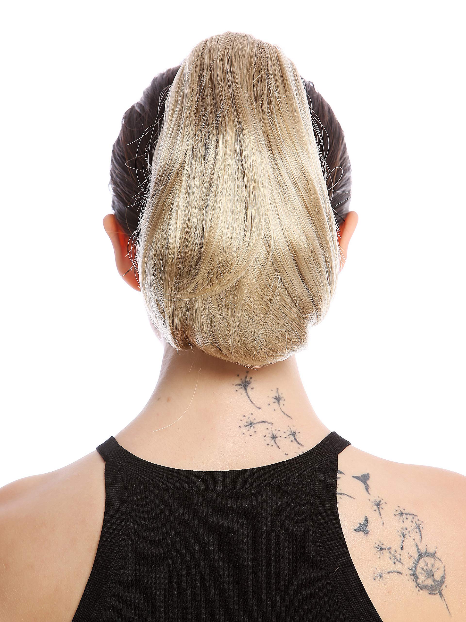 WIG ME UP - 622-V-24 Ponytail Hairpiece Extensions short straight smooth but voluminous light ash blond 10inch