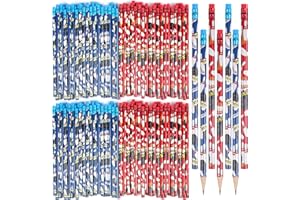 Kolewo4ever 200 Pieces Bowling Pencils Cylinder Wood Pencils with Bowling Strike Element 2 Style Sports Themed Party Fun Pencils for Christmas Gifts Classroom or Party Supply (200)
