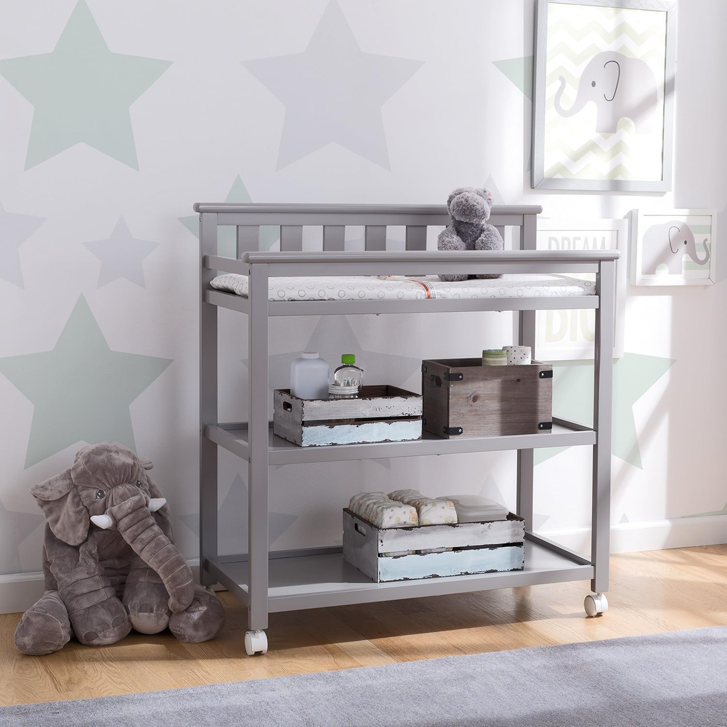 delta adley changing table