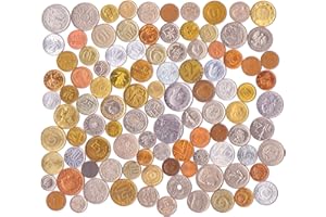 HOBBY OF KINGS 100 Different Foreign Coins Collection Money Set from All Over The Europe. Collectible Coins, Old Coins for Your Coin Album, Coin Bank or Coin Holders