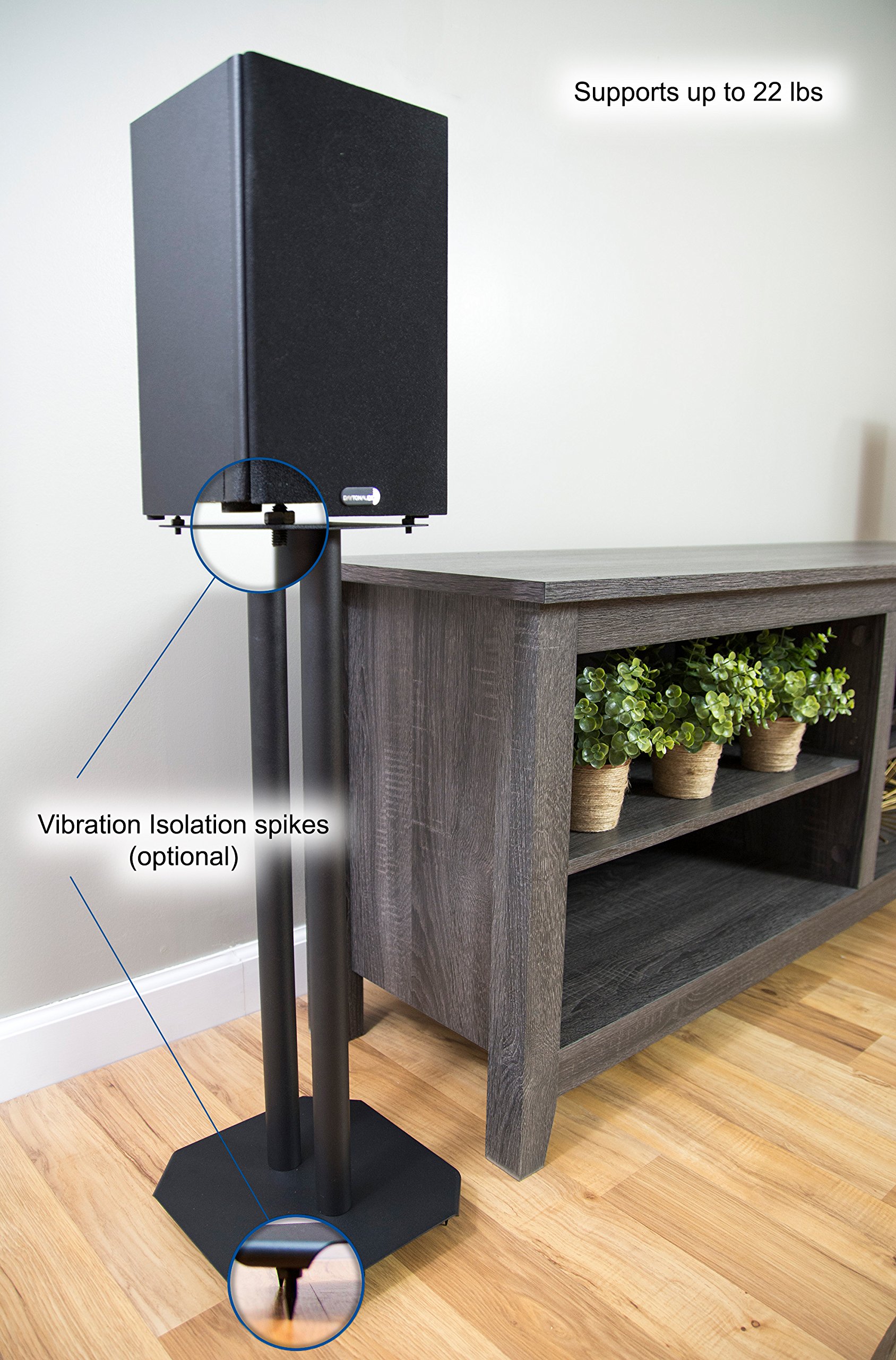 VIVO Premium Universal Floor Speaker Stands for Surround Sound Book