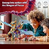 LEGO NINJAGO Arc Dragon of Focus 71836 with 8 Minifigures Spinjitzu Spinner view 2