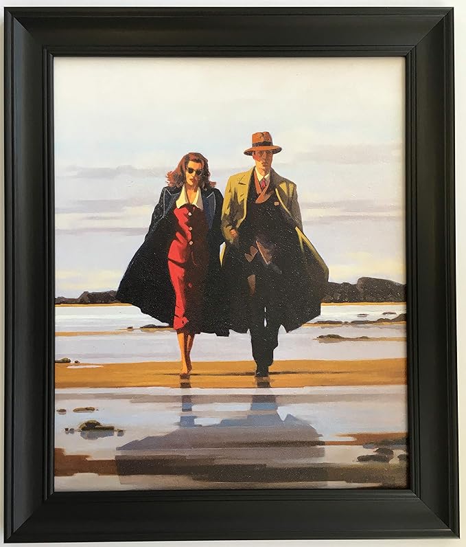 Keats Gallery The Road to Nowhere by Jack Vettriano Framed Canvas