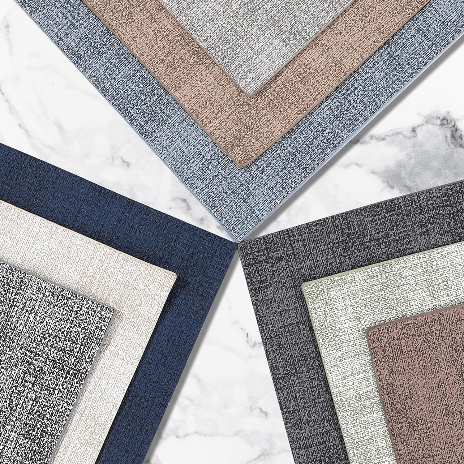 homing Faux Leather Heat Resistant Placemats Set of 6 – Waterproof Wipeable Place Mats for Dining Table, Easy to Clean Kitchen Light Grey Table Mats: Kitchen & Dining