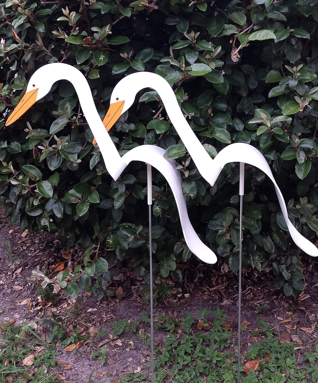 2 EGRETS FREE SHIPPING Bobbing Bird Dancing Balancing