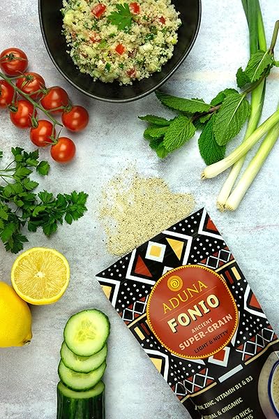 ADUNA ORGANIC FONIO ANCIENT SUPERGRAIN, 250 GR